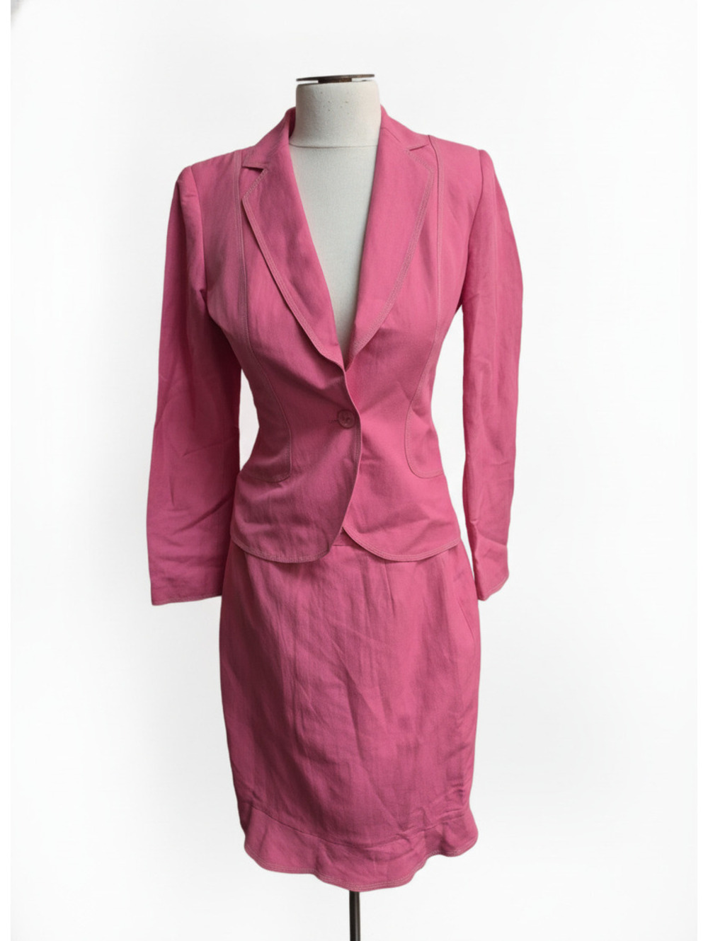 Vintage Pink Matching Etcetera blouse & Skirt set
